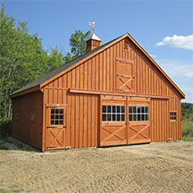 Horse barns, run ins and shed row barns