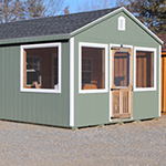 Garages vinyl sided and painted