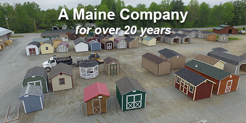 Sheds Storage Barns Homes Garages Camps Horse Barns In Maine