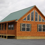 log sided homes