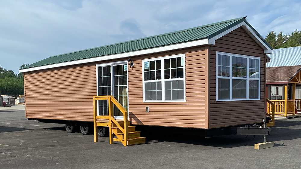 Park Model RV with porch