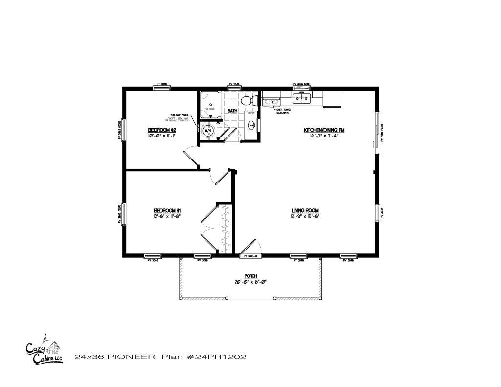 24x36 Pioneer home