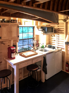 kitchen in cottage