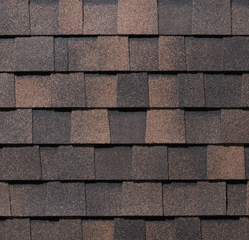 2-tone brown shingle for storage building