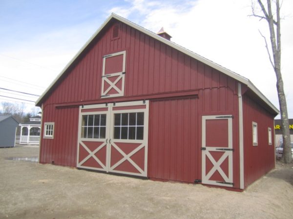 modular horse barn exterior