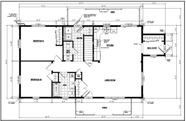 log home floor plan