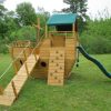 wooden swingset