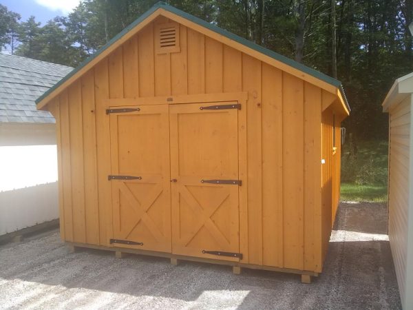 pine board and batten shed