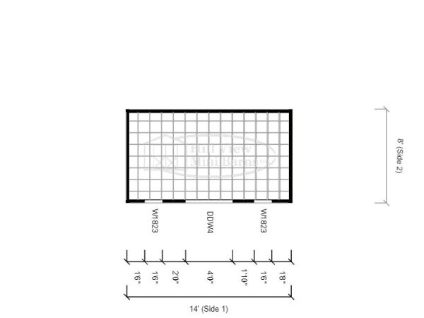 Interior plan of storage