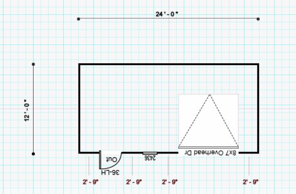 high wall storage floor plan