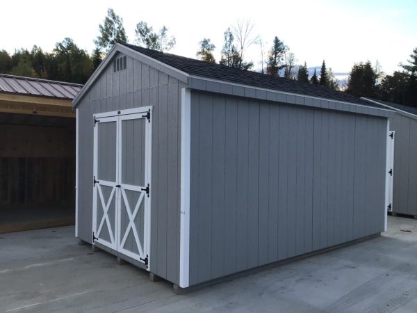 painted storage shed