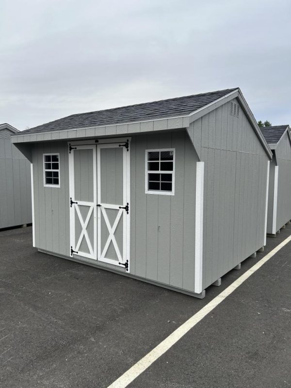 painted storage shed