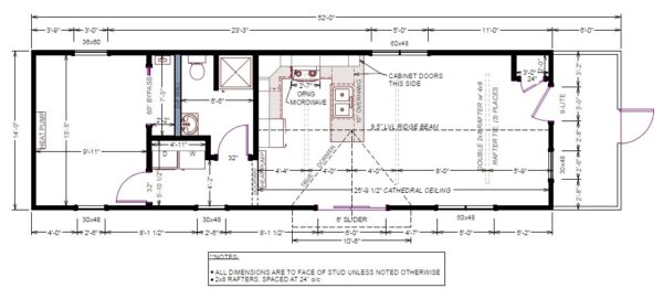 Maine Camp floor plan