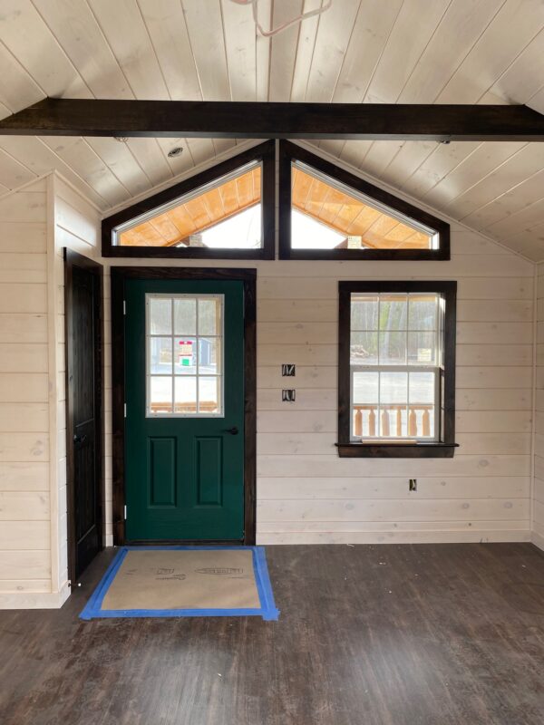 Entrance door Interior of Maine Camp