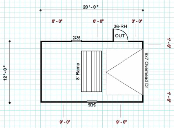 13280.4 Garage 12x20 - Image 2