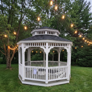 Back yard gazebo