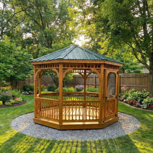 Back yard gazebo