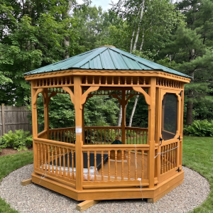 Backyard gazebo