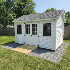 Backyard storage building