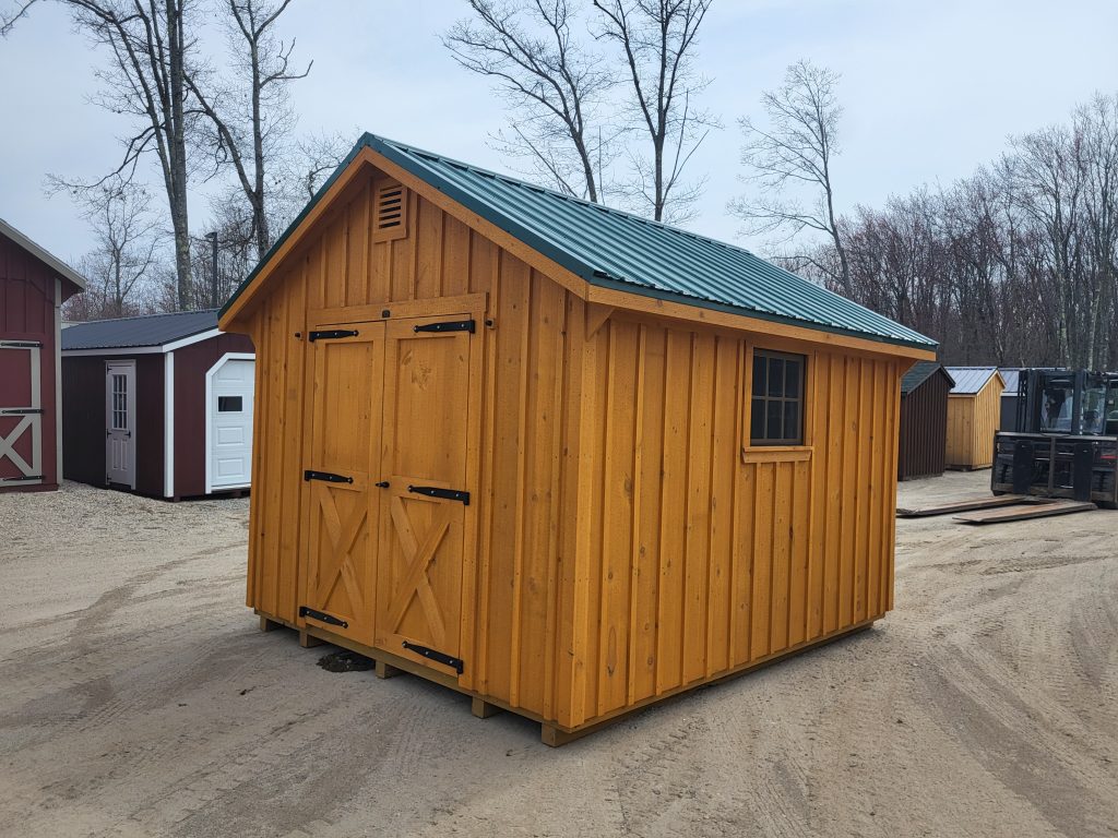 Pine storage building