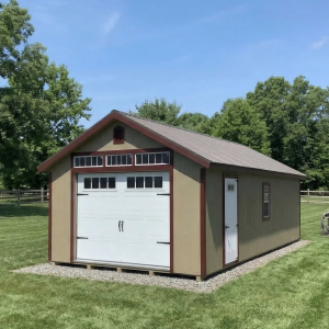 Backyard garage