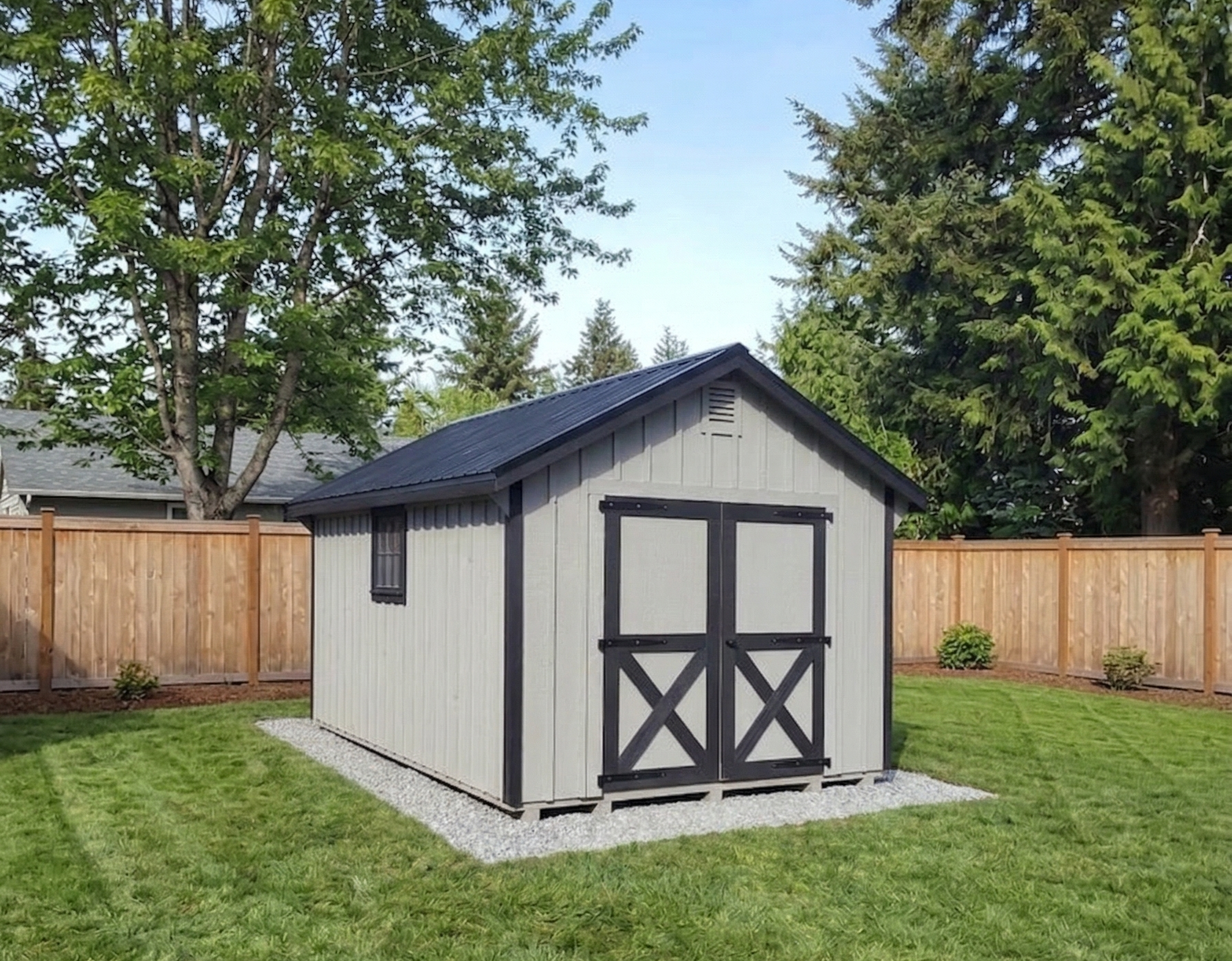 Backyard shed