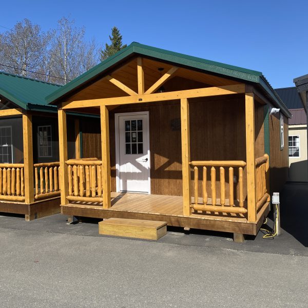 recreational Maine camp exterior