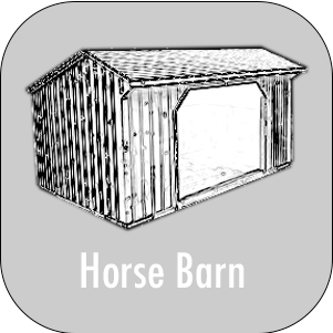 Horse barns - runin, shed row, and modular
