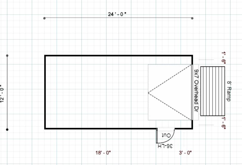 15017.2 Garage 12x24 - Image 2