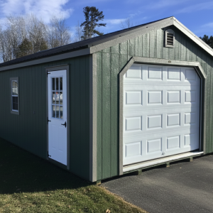 Single car garage for car, 4-wheeler, or additional storage
