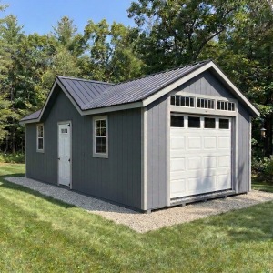Backyard garage