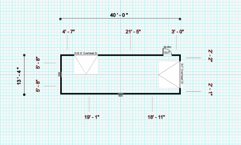 15083.2 Garage 13'4x40