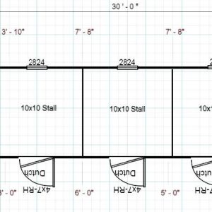 15187 Barn 10x30 USED!