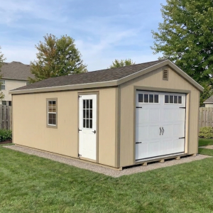 Backyard garage