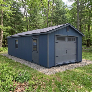 Backyard storage garage