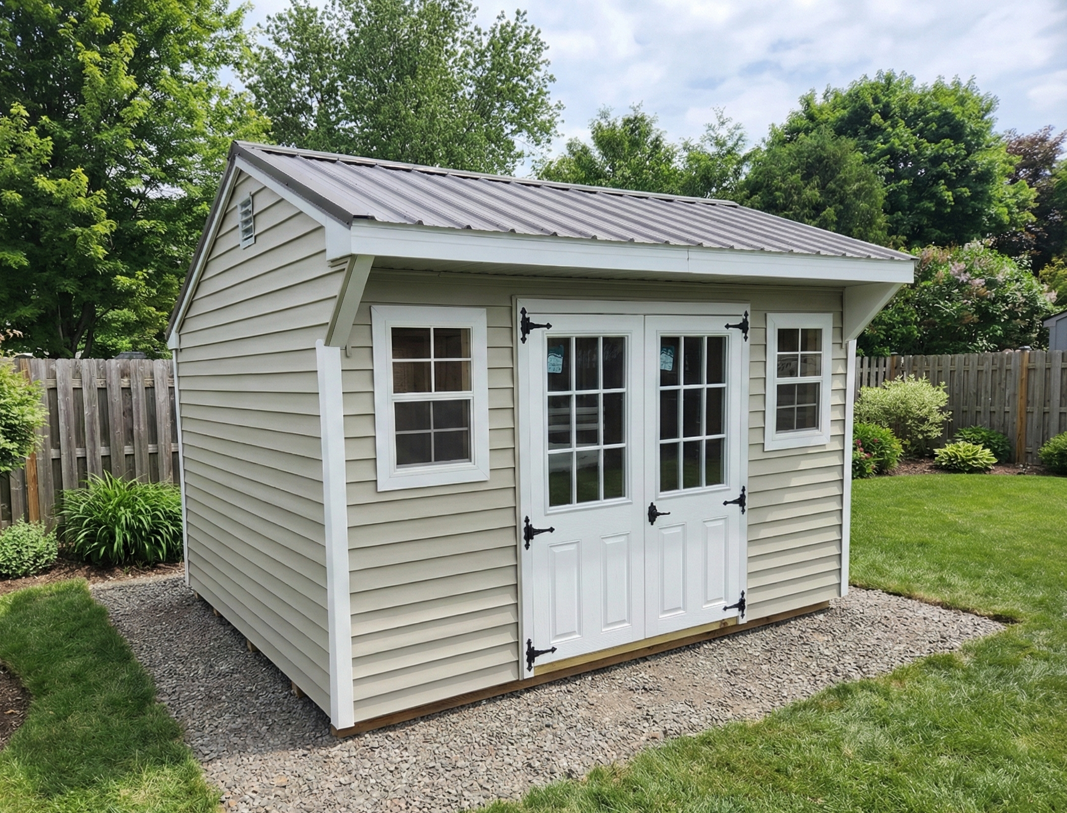 Back yard shed