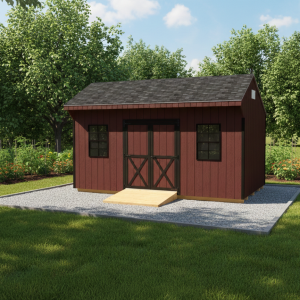 Garden storage shed