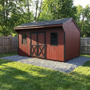 Back yard shed