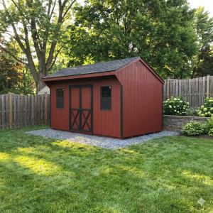 Back yard shed