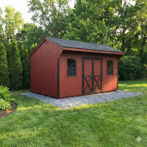 Back yard storage shed