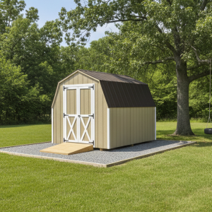 Backyard storage shed