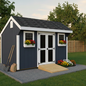 back yard garden shed