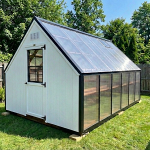 back yard greenhouse