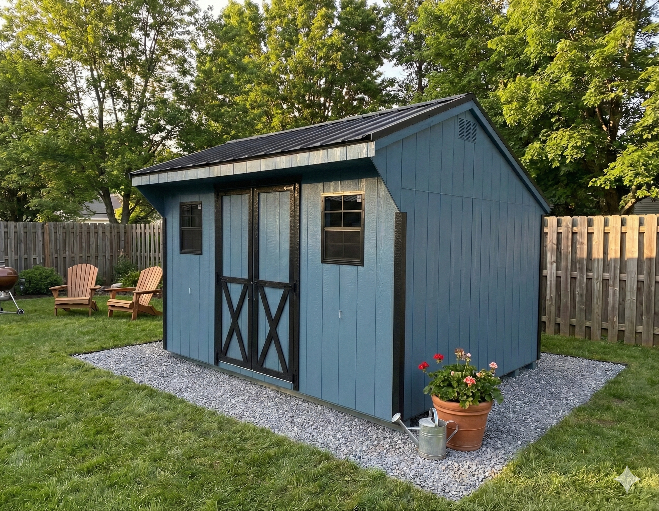 Backyard shed
