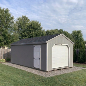 Backyard garage