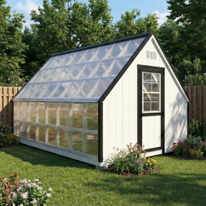 Backyard greenhouse
