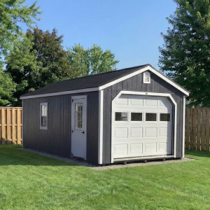 Backyard garage