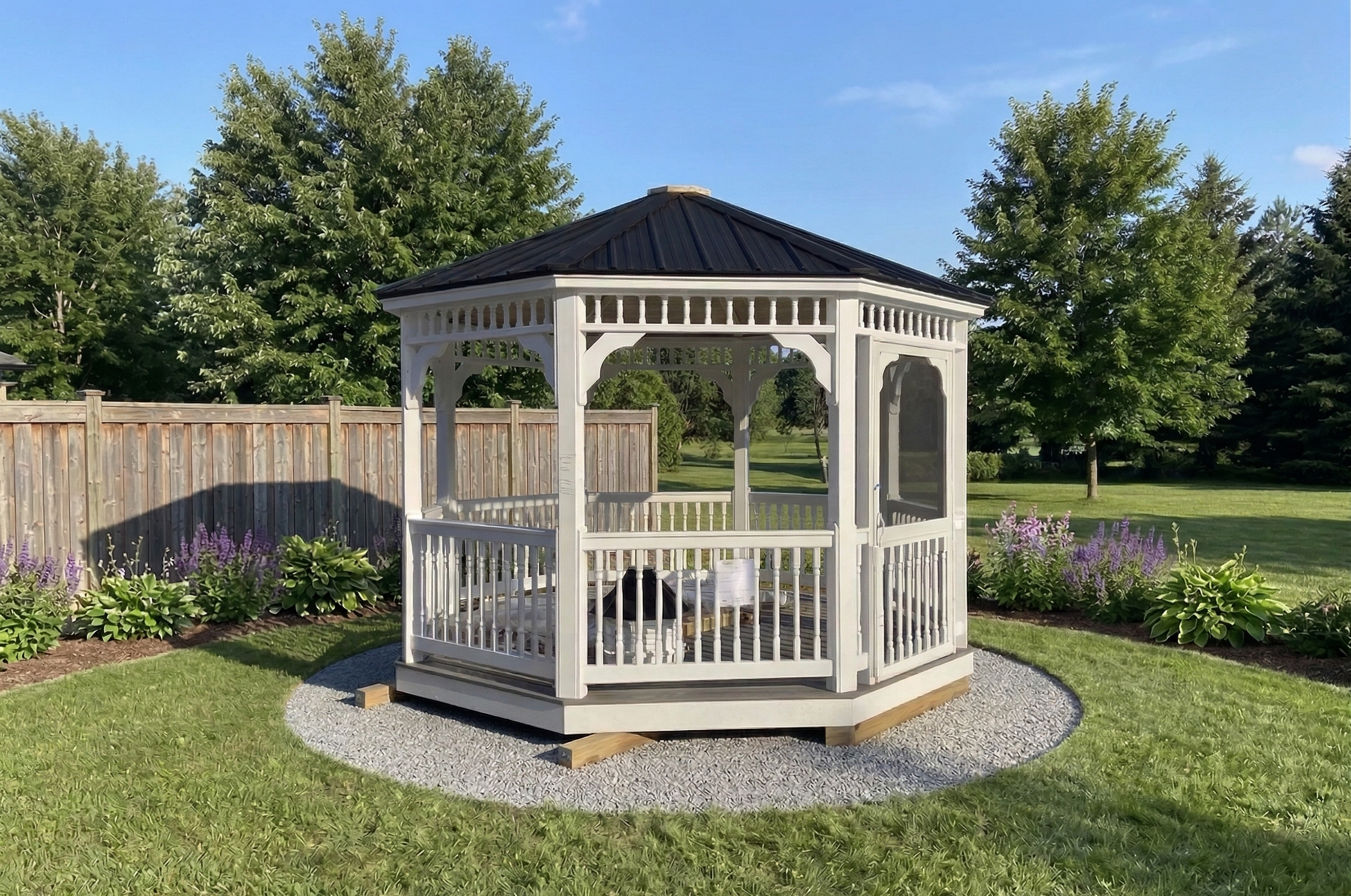 Backyard gazebo