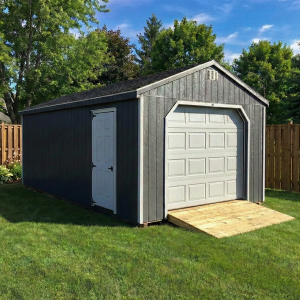 Backyard storage shed