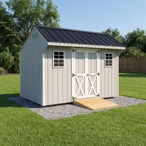 Backyard storage shed